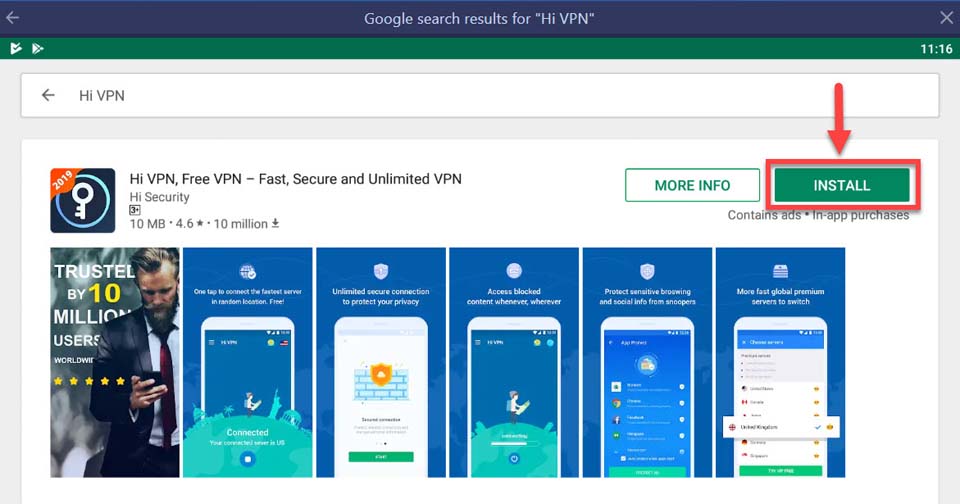 Download and Install Hi VPN For PC (Windows 10/8/7 and Mac)